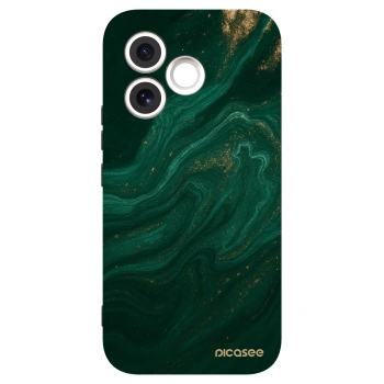 Picasee Μαύρη θήκη σιλικόνης για Honor 600 Lite - Green