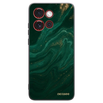 Picasee Μαύρη θήκη σιλικόνης για Motorola Edge 60 Neo 5G - Green