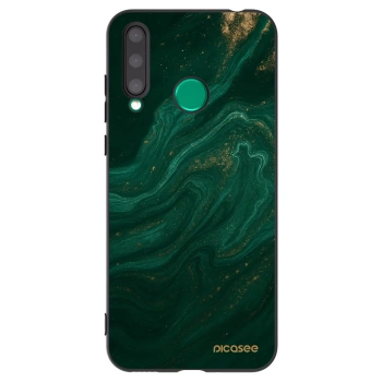 Picasee Μαύρη θήκη σιλικόνης για Honor 20 Lite - Green