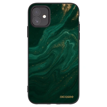 Picasee Μαύρη θήκη σιλικόνης για Apple iPhone 11 - Green