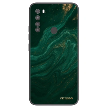 Picasee Μαύρη θήκη σιλικόνης για Xiaomi Redmi Note 8 - Green