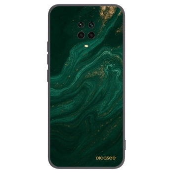 Picasee Μαύρη θήκη σιλικόνης για Xiaomi Redmi Note 9S - Green