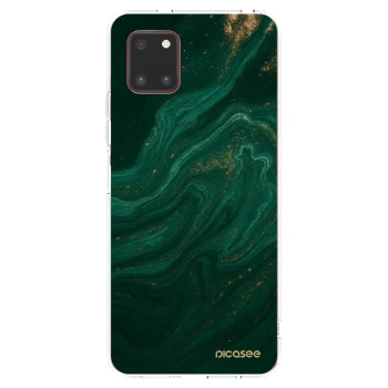 Picasee διαφανής θήκη σιλικόνης Samsung Galaxy Note 10 Lite N770F - Green