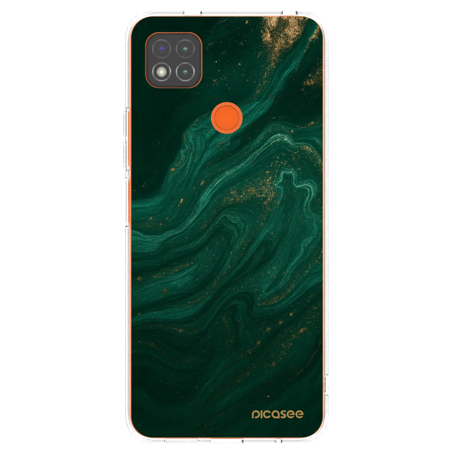 Picasee διαφανής θήκη σιλικόνης Xiaomi Redmi 9C - Green