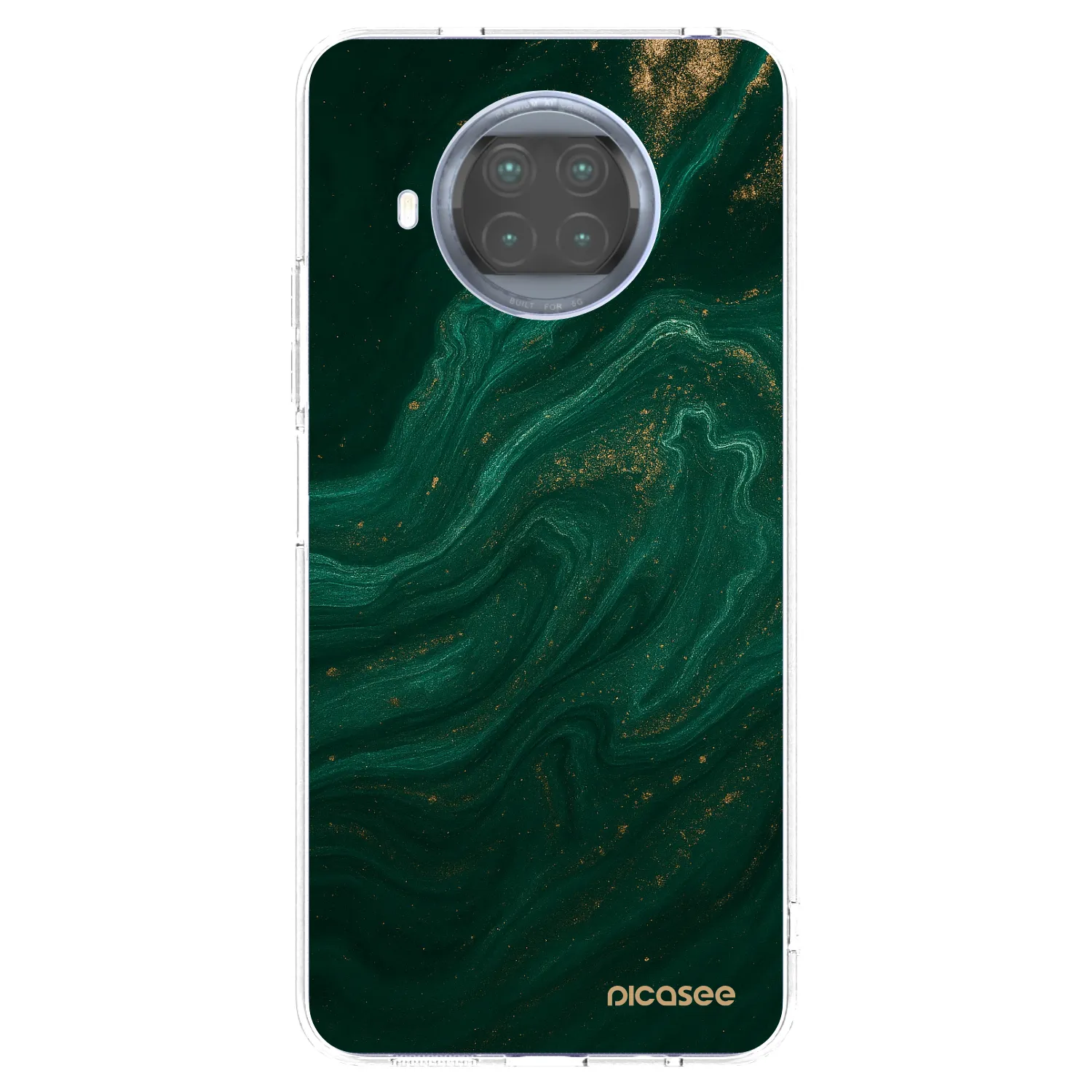 Picasee διαφανής θήκη σιλικόνης Xiaomi Mi 10T Lite - Green