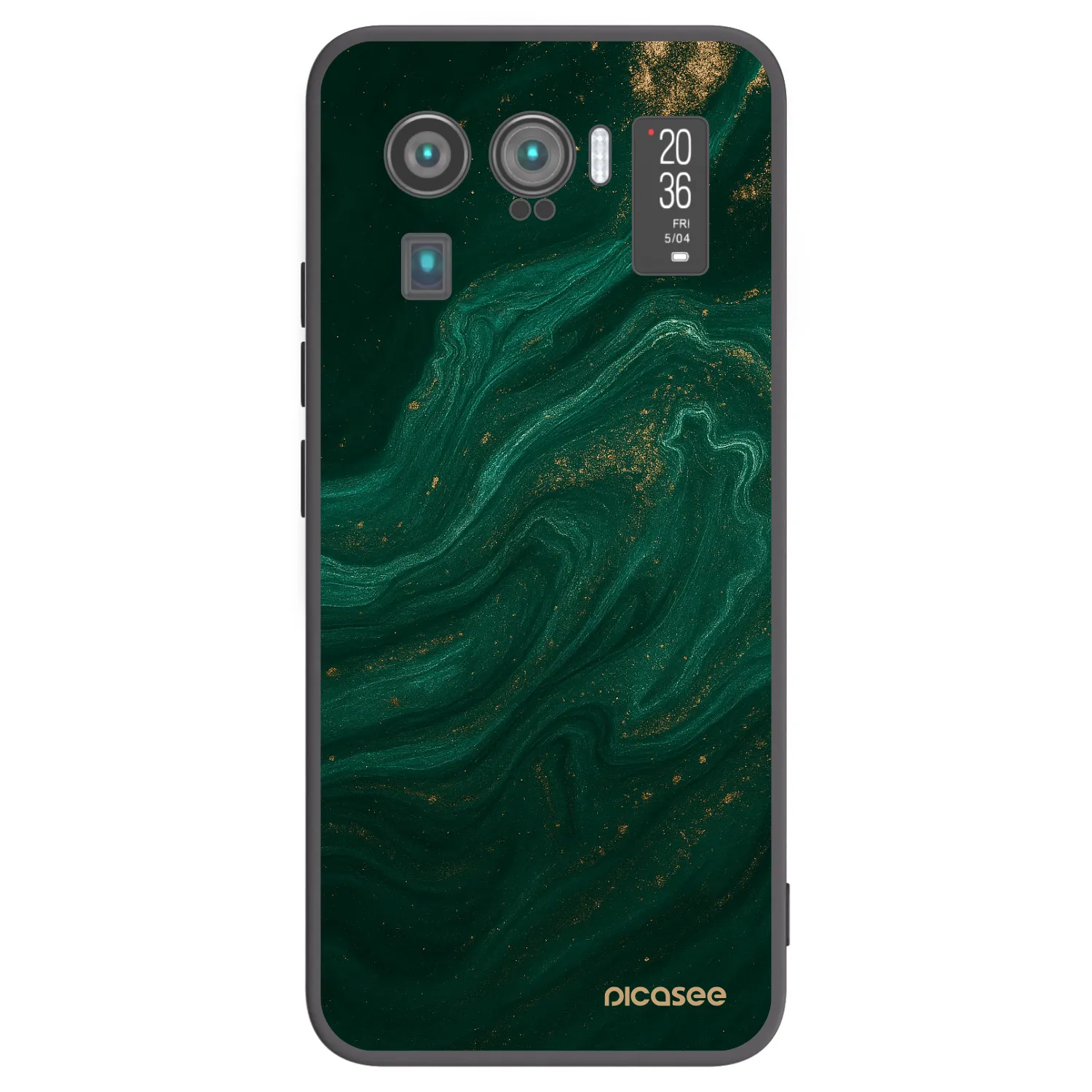 Picasee Μαύρη θήκη σιλικόνης για Xiaomi Mi 11 Ultra - Green
