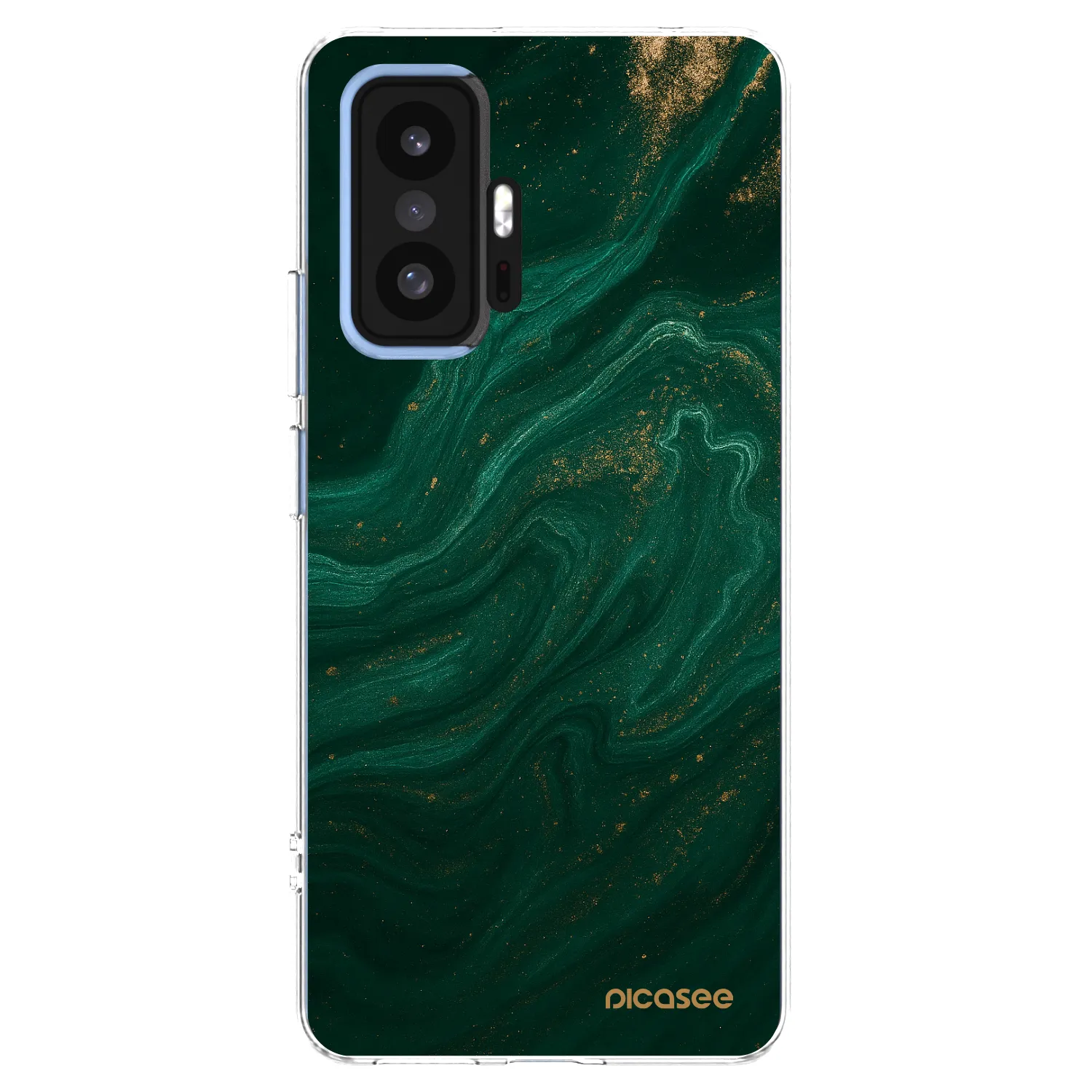 Picasee διαφανής θήκη σιλικόνης Xiaomi 11T Pro - Green