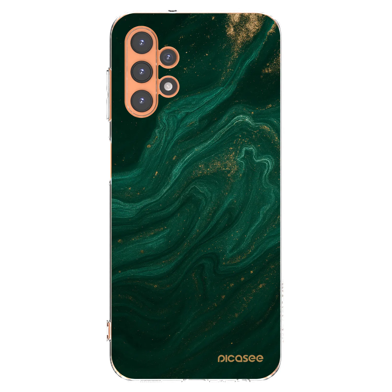 Picasee διαφανής θήκη σιλικόνης Samsung Galaxy A13 4G A135 - Green