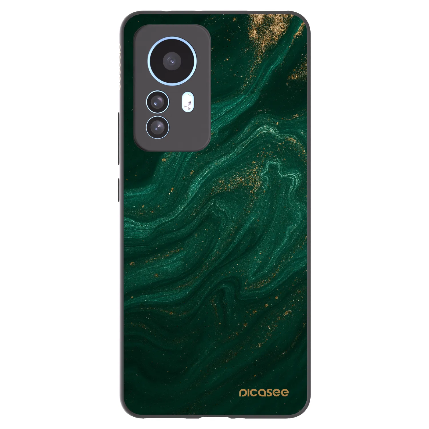 Picasee Μαύρη θήκη σιλικόνης για Xiaomi 12T - Green