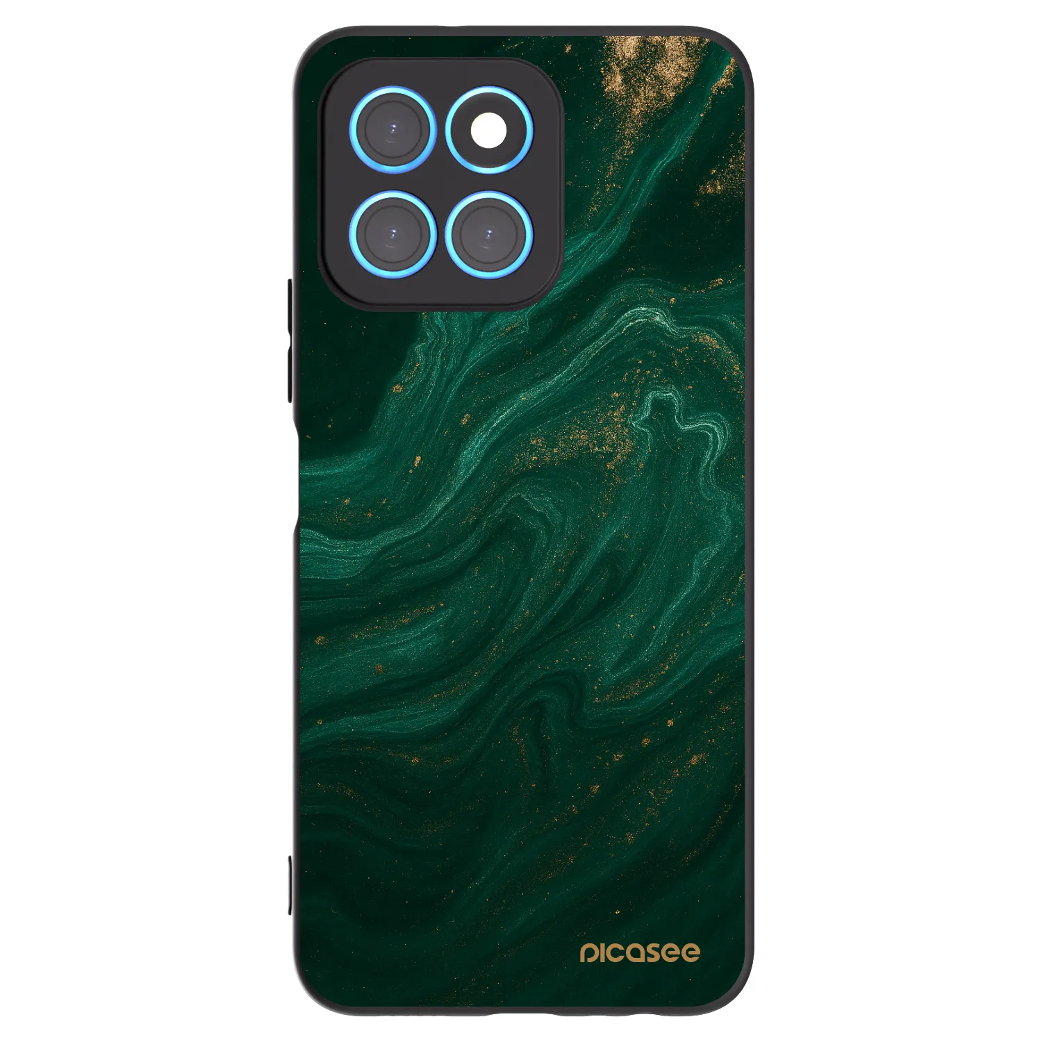 Picasee Μαύρη θήκη σιλικόνης για Honor X6 - Green