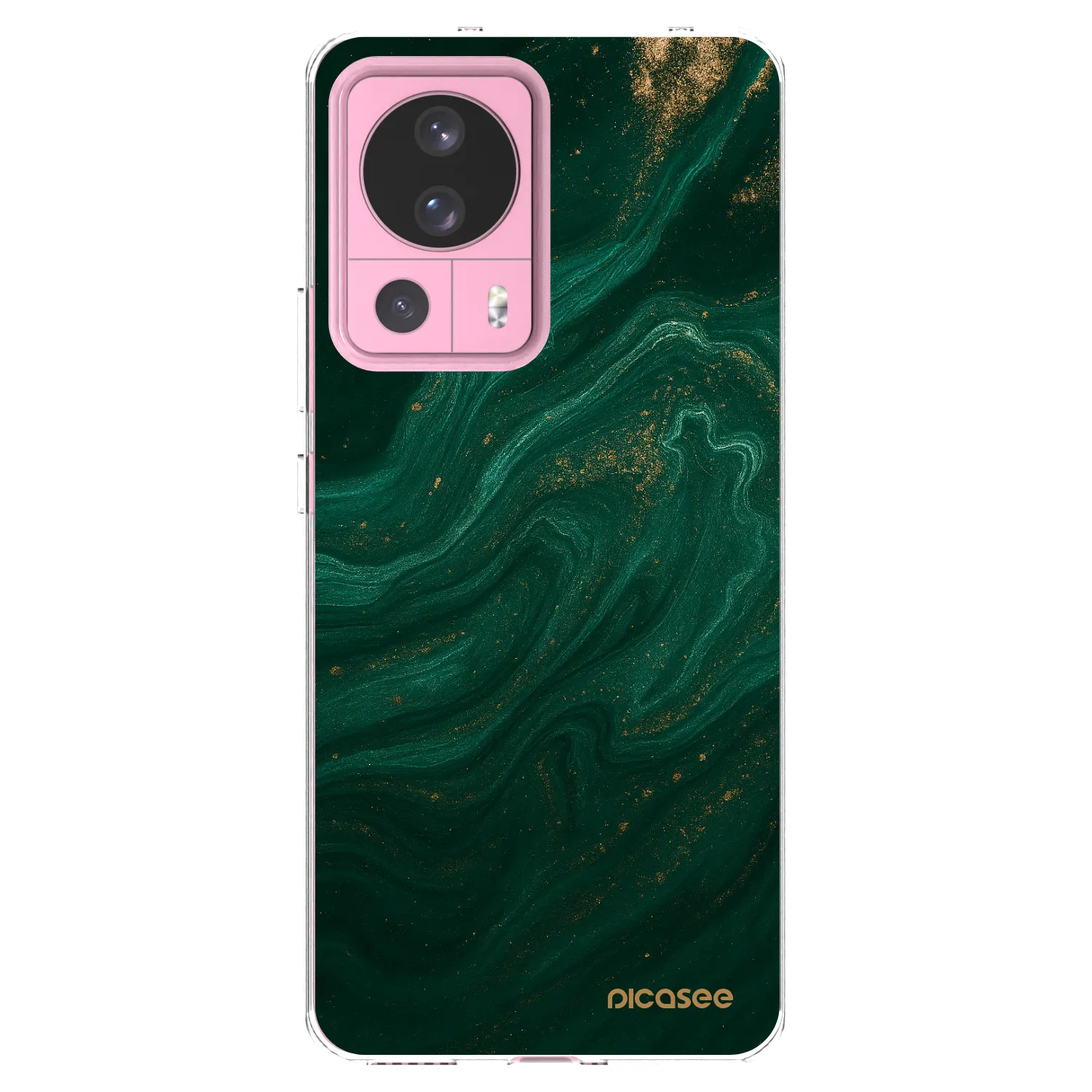 Picasee διαφανής θήκη σιλικόνης Xiaomi 13 Lite - Green