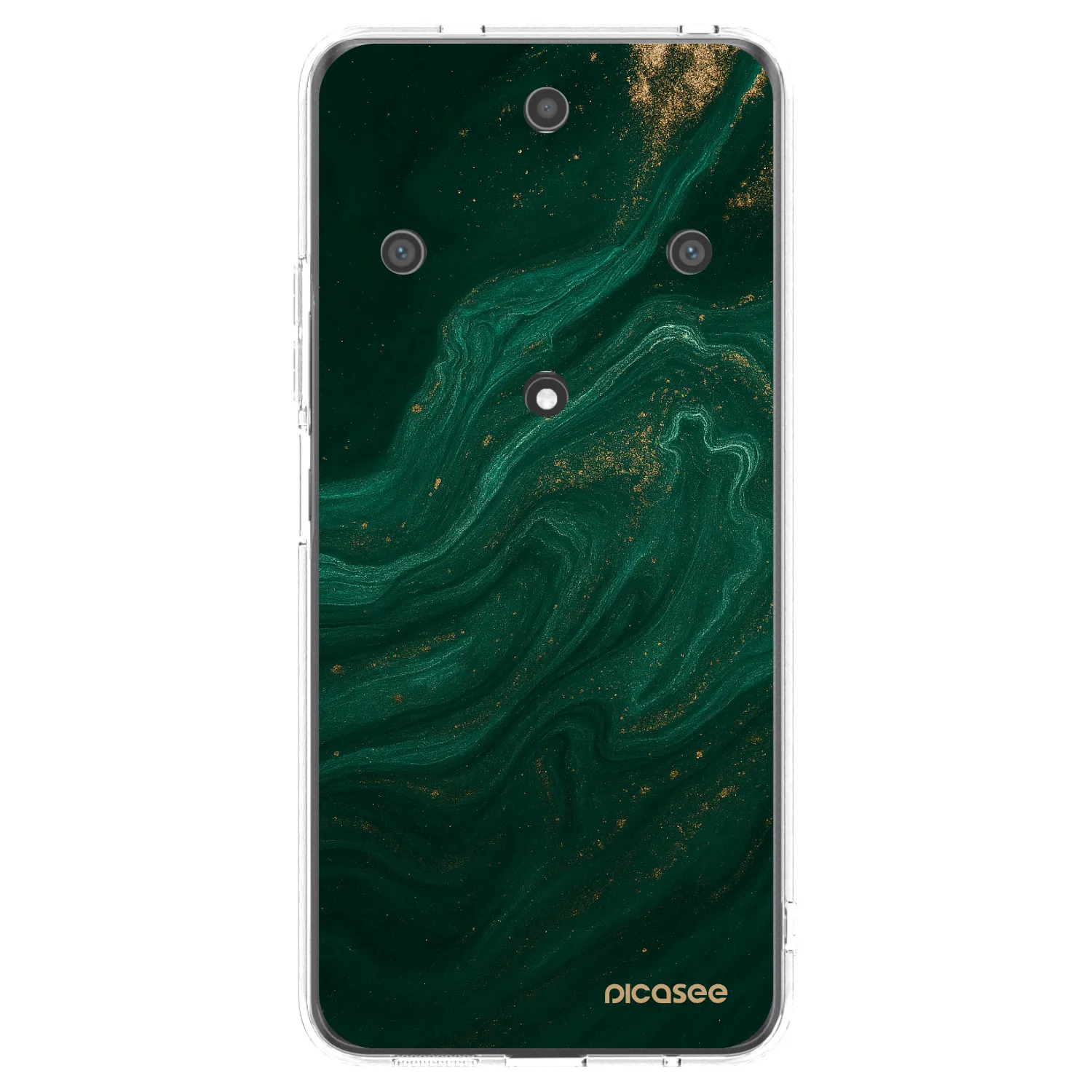 Picasee διαφανής θήκη σιλικόνης Honor Magic5 Lite 5G - Green