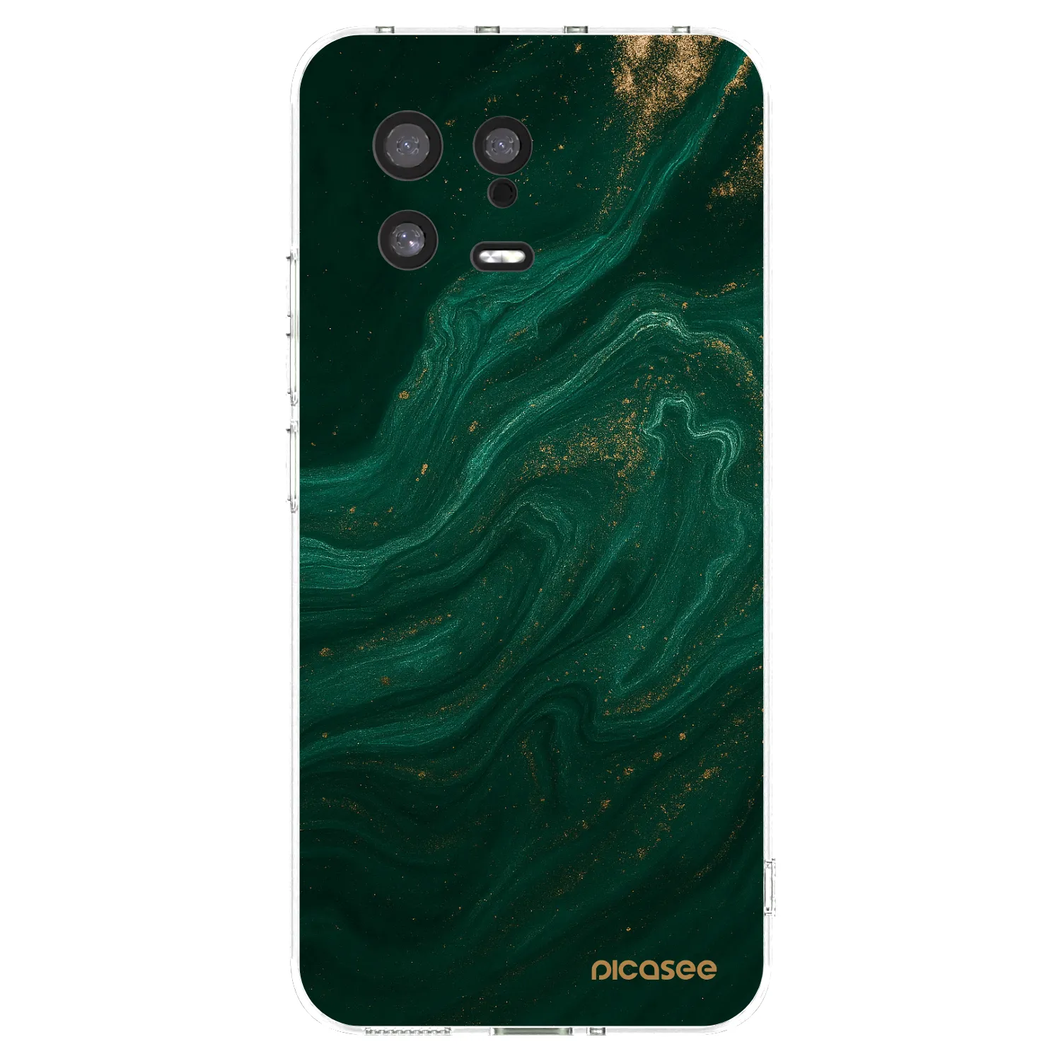 Picasee διαφανής θήκη σιλικόνης Xiaomi 13 - Green