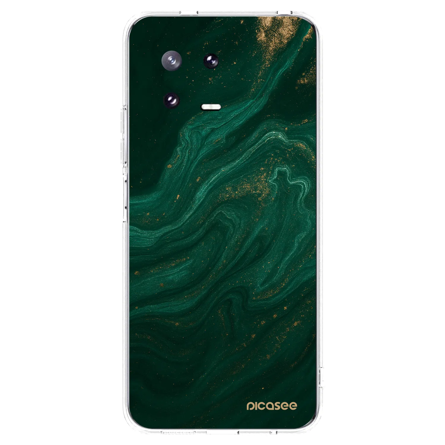 Picasee διαφανής θήκη σιλικόνης Xiaomi 13 Pro - Green