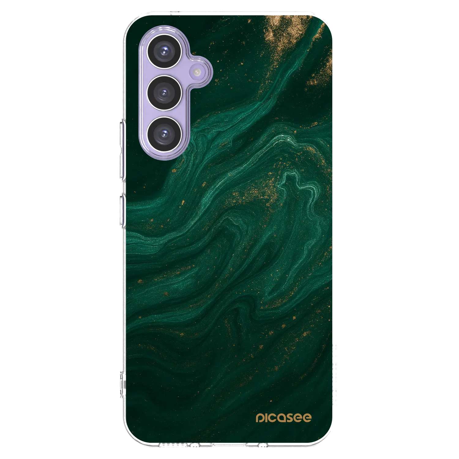 Picasee διαφανής θήκη σιλικόνης Samsung Galaxy A54 5G A546B - Green