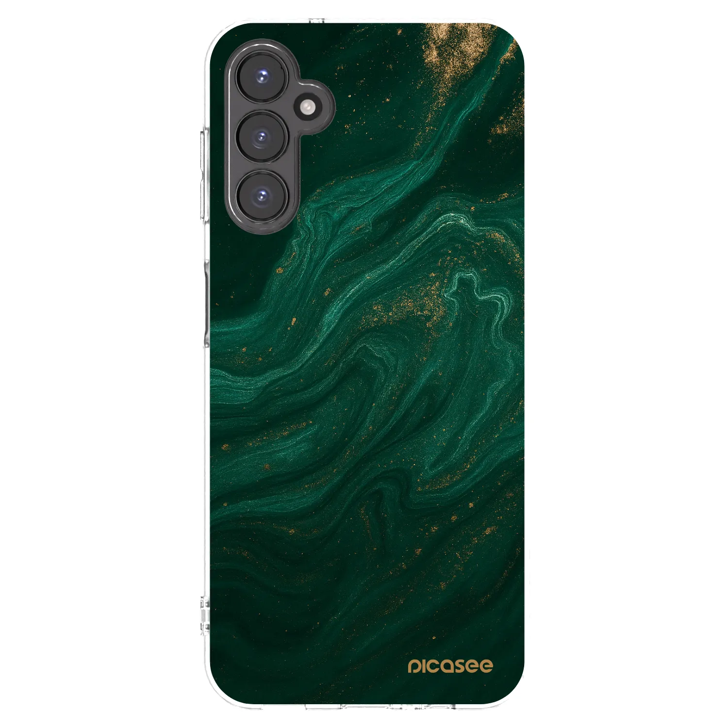 Picasee διαφανής θήκη σιλικόνης Samsung Galaxy A14 4G A145R - Green