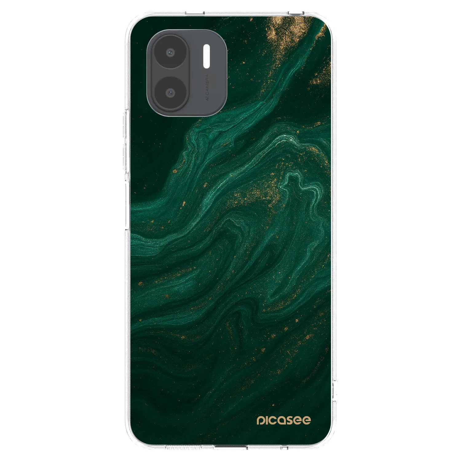 Picasee διαφανής θήκη σιλικόνης Xiaomi Redmi A2 - Green