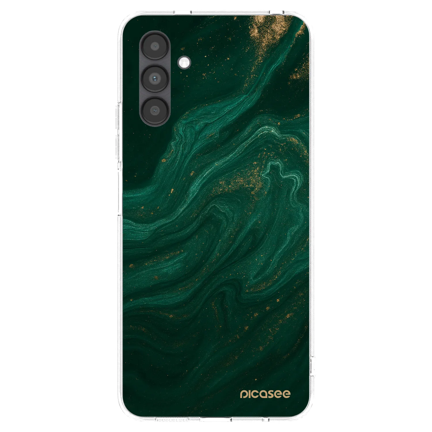 Picasee διαφανής θήκη σιλικόνης Samsung Galaxy A04s A047F - Green