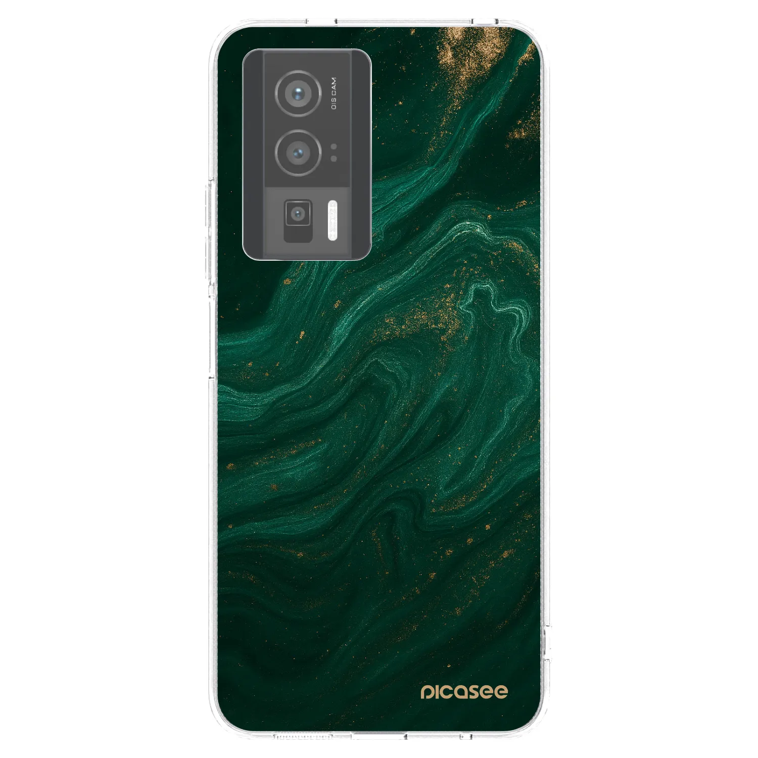 Picasee διαφανής θήκη σιλικόνης Xiaomi Poco F5 Pro 5G - Green