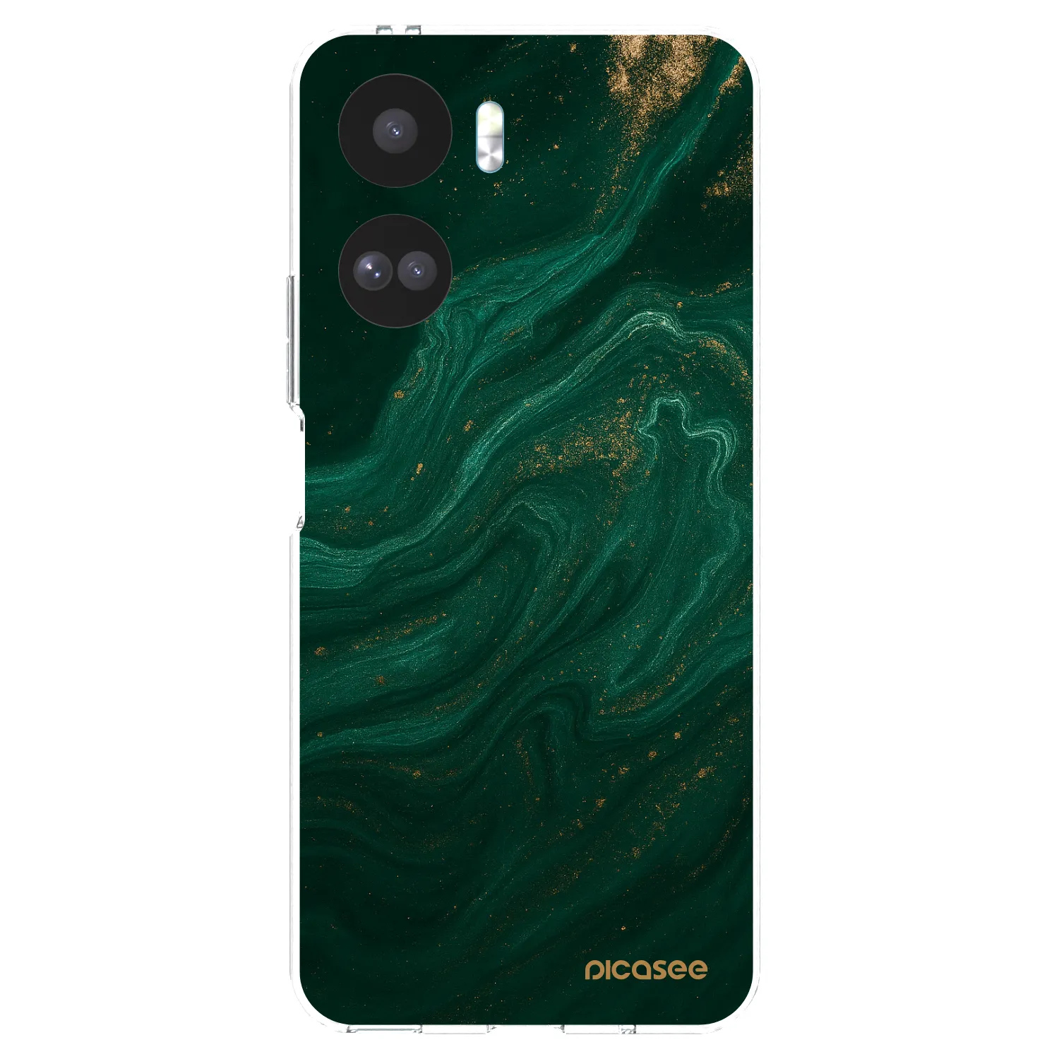Picasee διαφανής θήκη σιλικόνης Honor 90 Lite 5G - Green