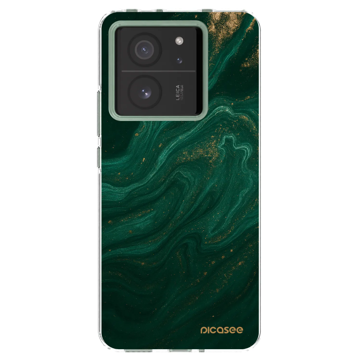 Picasee διαφανής θήκη σιλικόνης Xiaomi 13T - Green