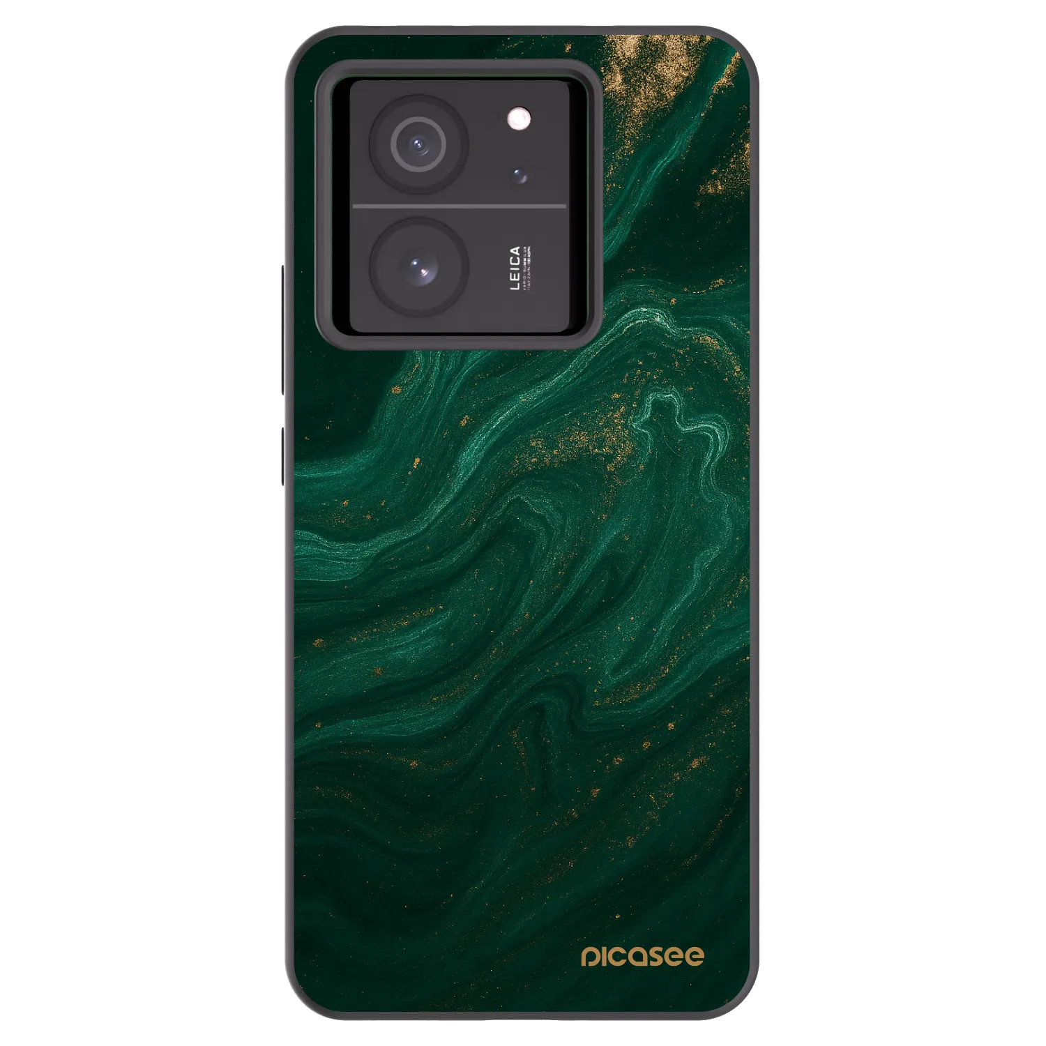 Picasee Μαύρη θήκη σιλικόνης για Xiaomi 13T Pro - Green