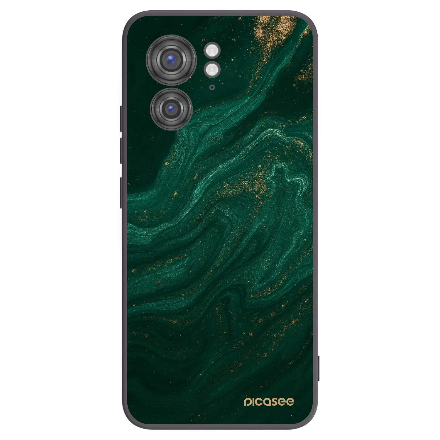 Picasee Μαύρη θήκη σιλικόνης για Motorola Edge 40 - Green