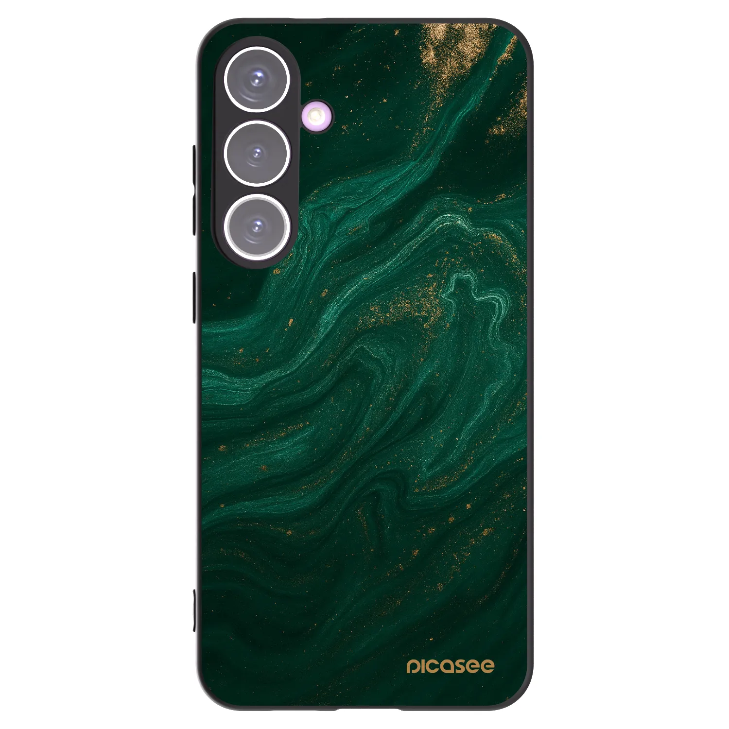 Picasee Μαύρη θήκη σιλικόνης για Samsung Galaxy S24+ S926B 5G - Green