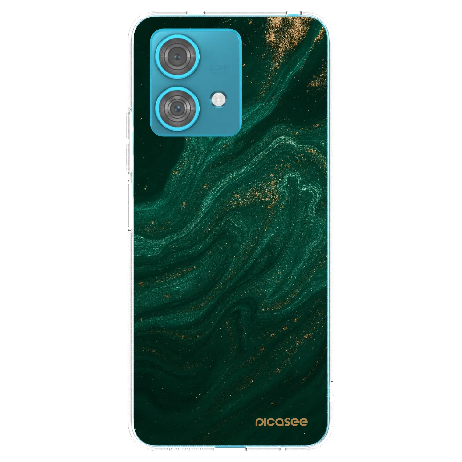 Picasee διαφανής θήκη σιλικόνης Motorola Edge 40 Neo - Green