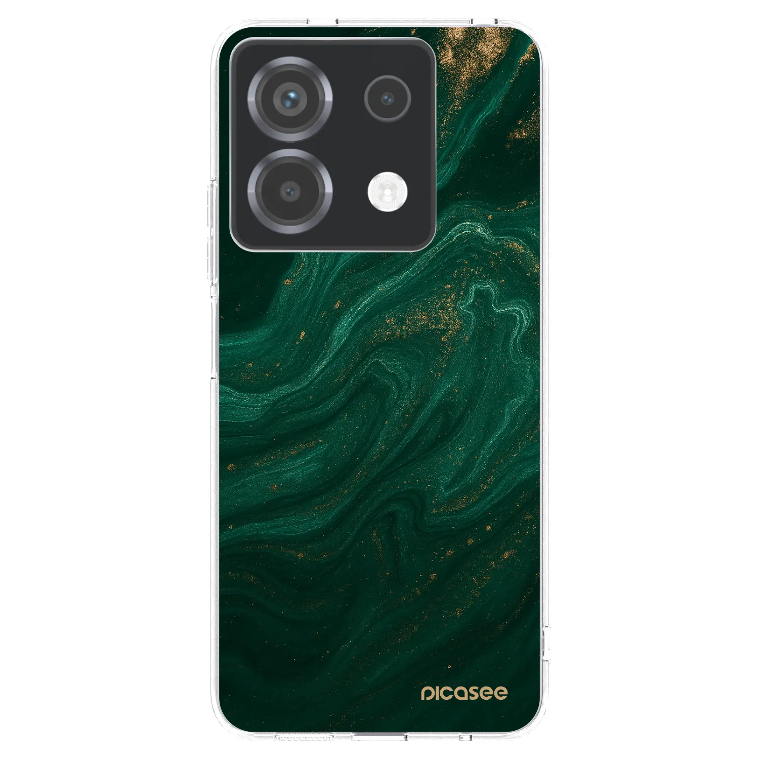 Picasee διαφανής θήκη σιλικόνης Xiaomi Poco X6 - Green