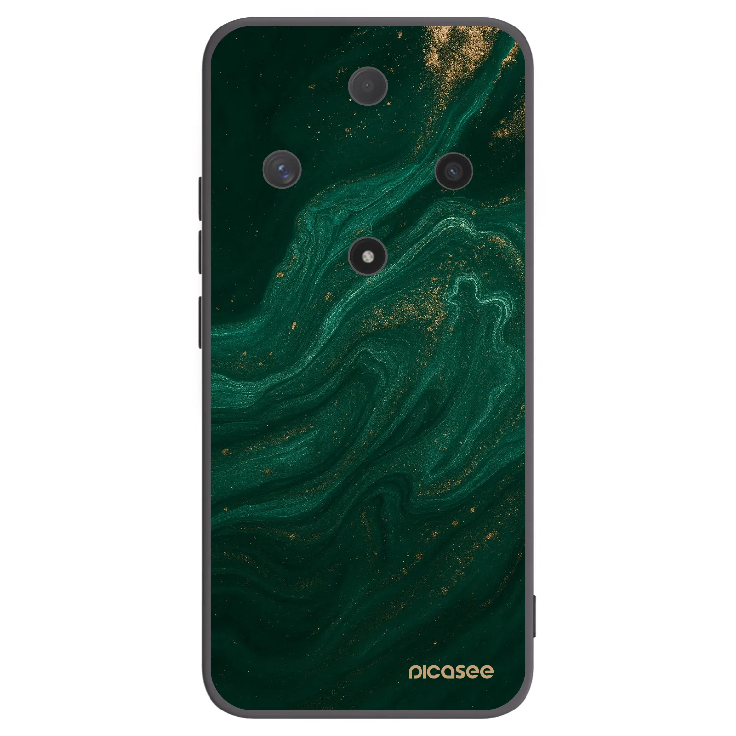 Picasee Μαύρη θήκη σιλικόνης για Honor Magic6 Lite 5G - Green