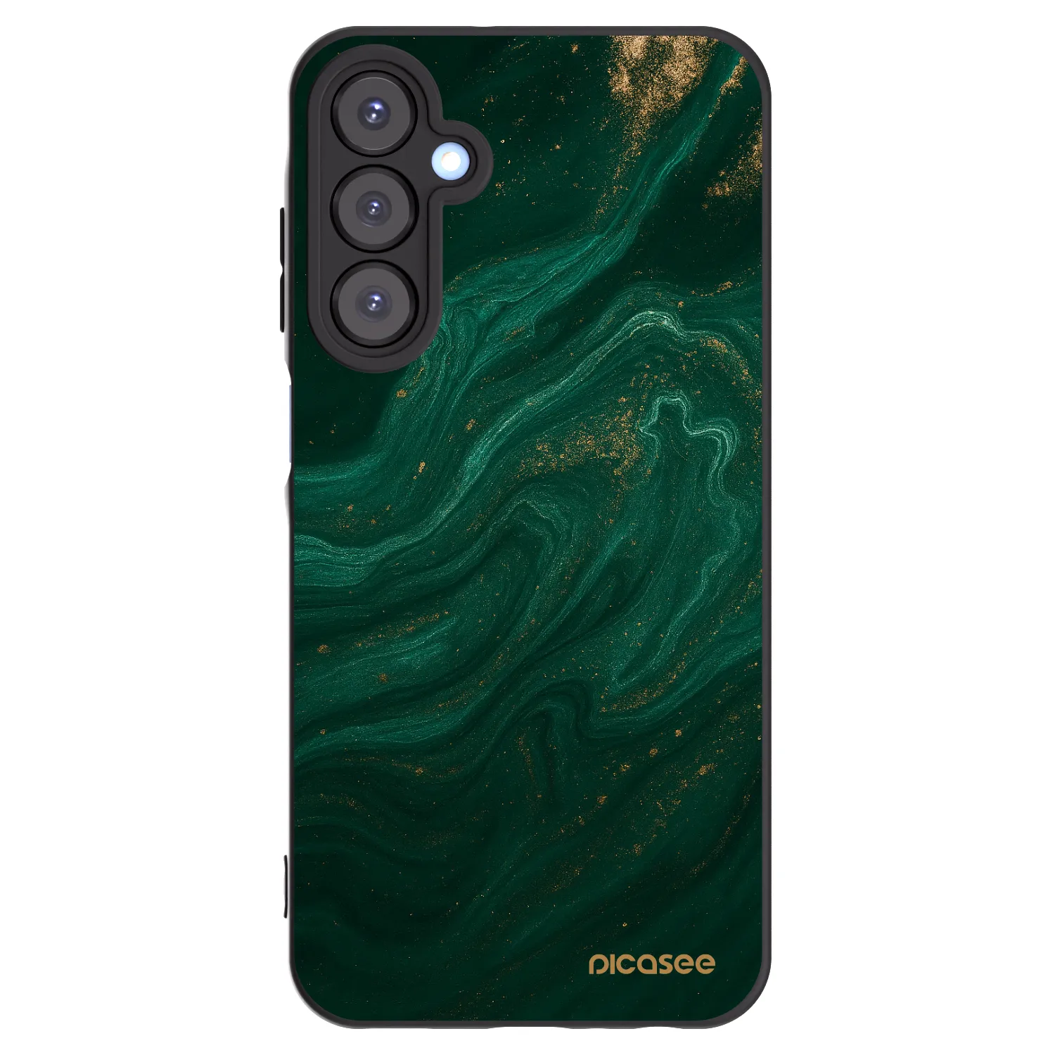 Picasee Μαύρη θήκη σιλικόνης για Samsung Galaxy A25 A256B 5G - Green