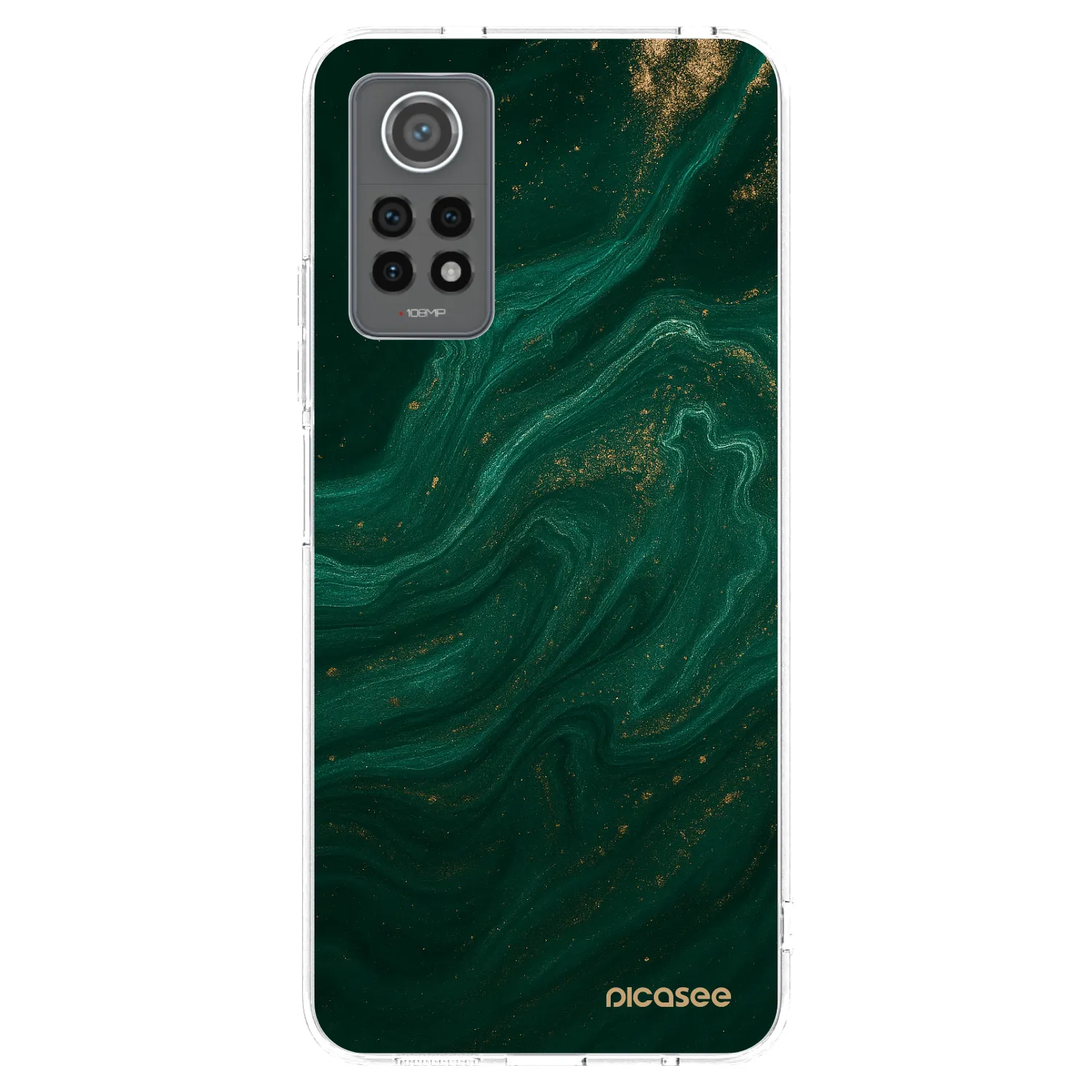 Picasee διαφανής θήκη σιλικόνης Xiaomi Redmi Note 12 Pro 4G - Green