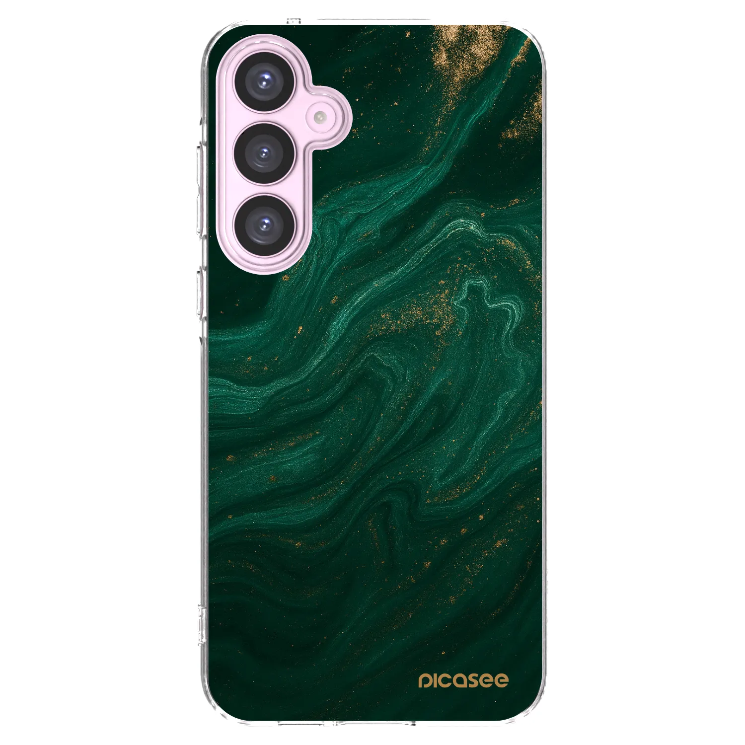 Picasee διαφανής θήκη σιλικόνης Samsung Galaxy A55 5G A556B - Green