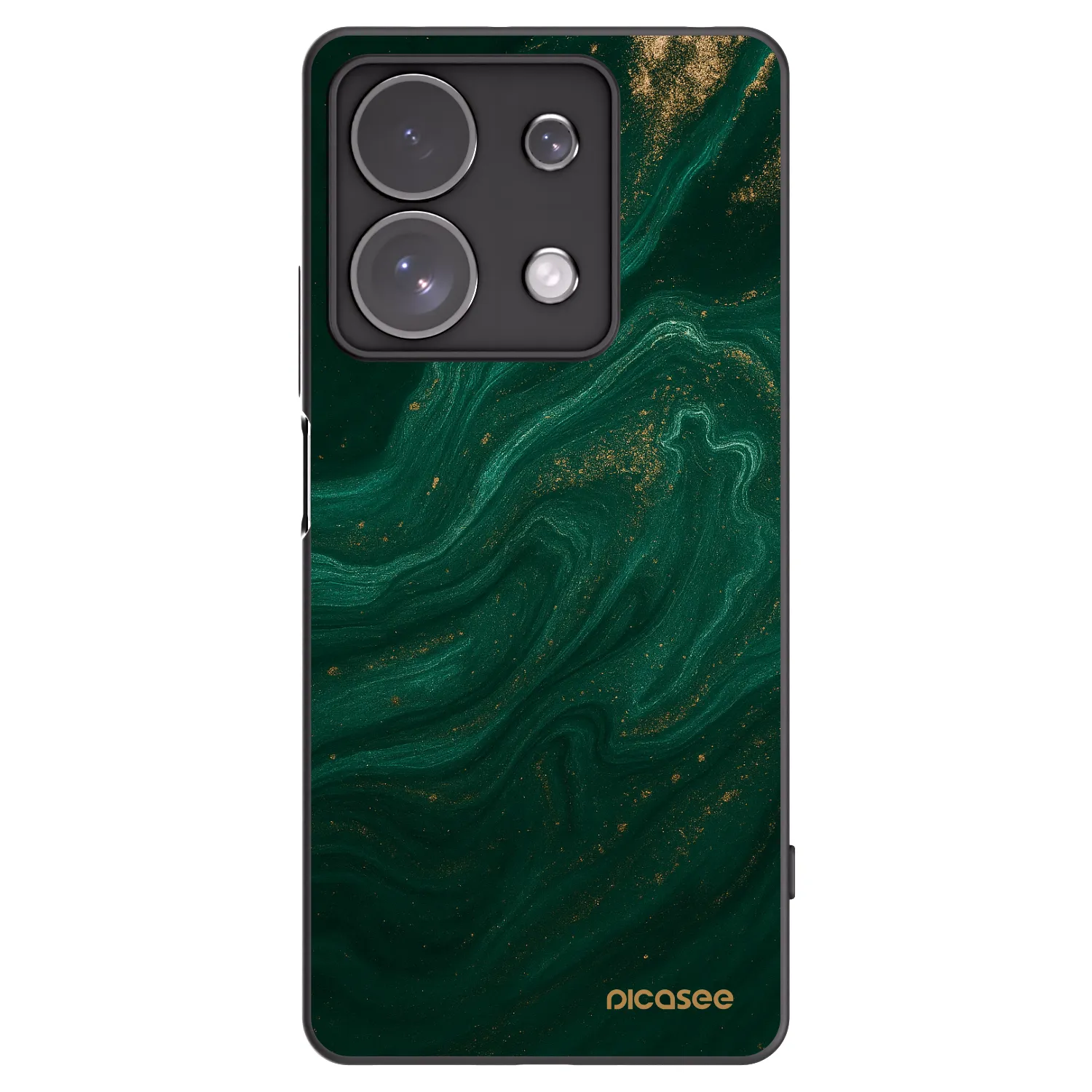 Picasee Μαύρη θήκη σιλικόνης για Xiaomi Redmi Note 13 Pro 4G - Green