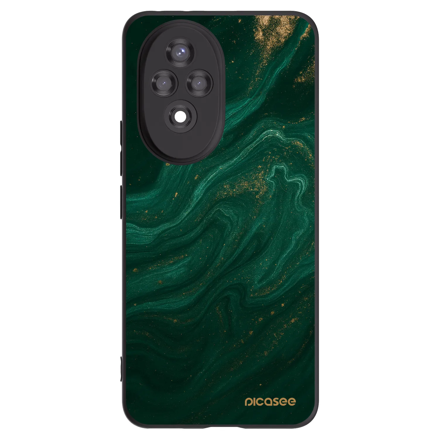 Picasee Μαύρη θήκη σιλικόνης για Honor 200 5G - Green