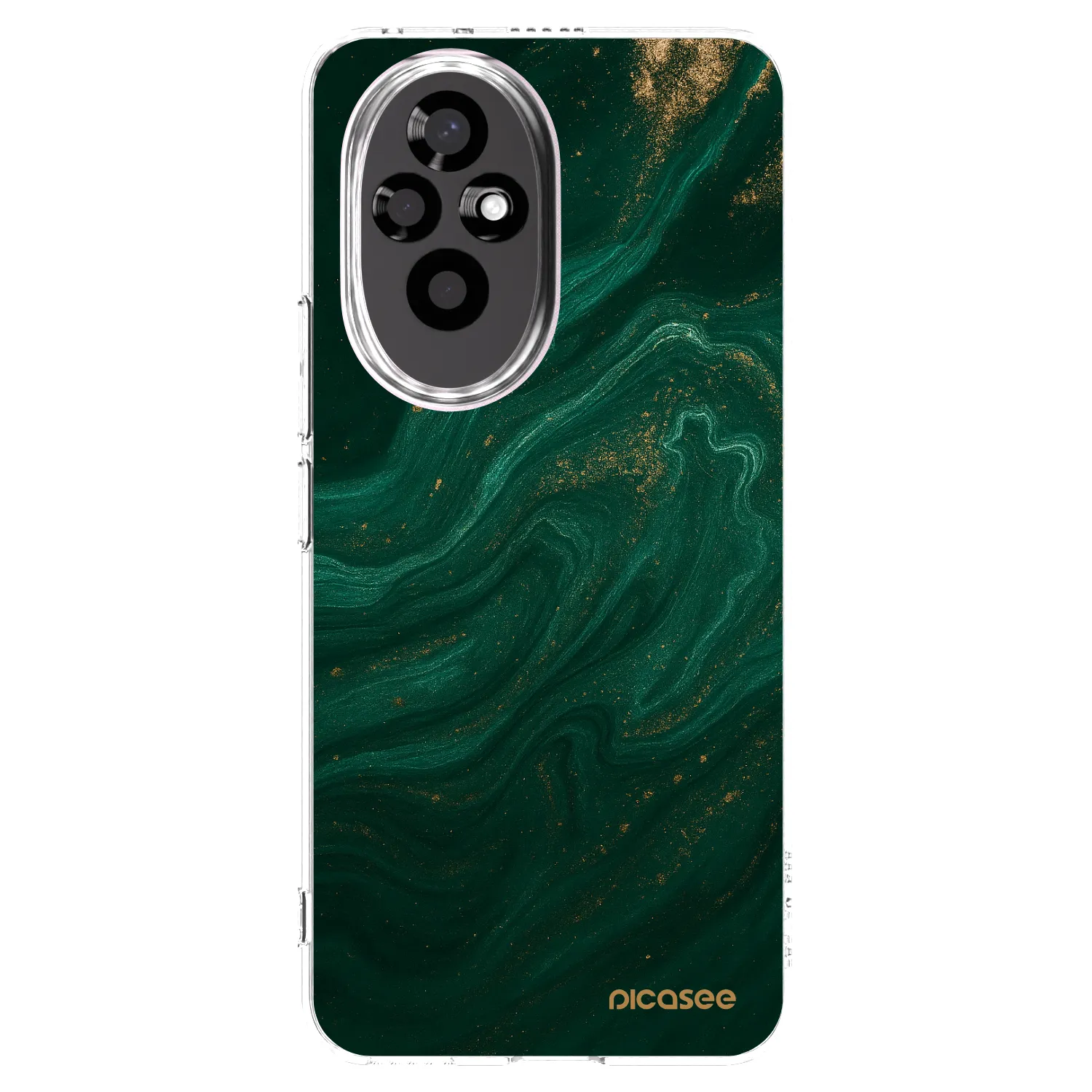 Picasee διαφανής θήκη σιλικόνης Honor 200 Pro 5G - Green