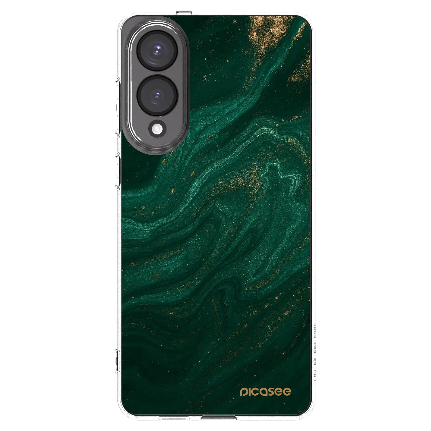 Picasee διαφανής θήκη σιλικόνης Samsung Galaxy S25 Edge 5G - Green