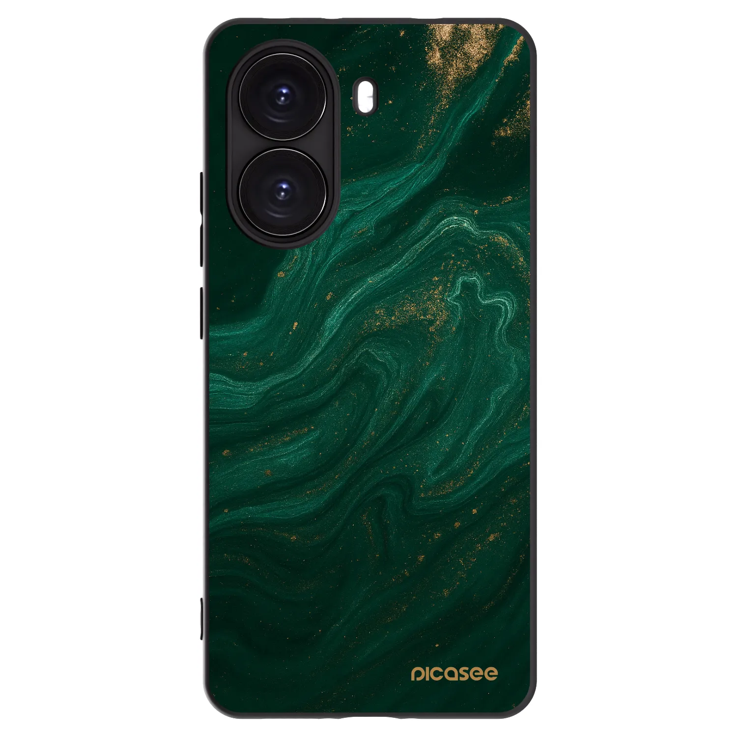 Picasee Μαύρη θήκη σιλικόνης για Xiaomi Poco X7 Pro 5G - Green