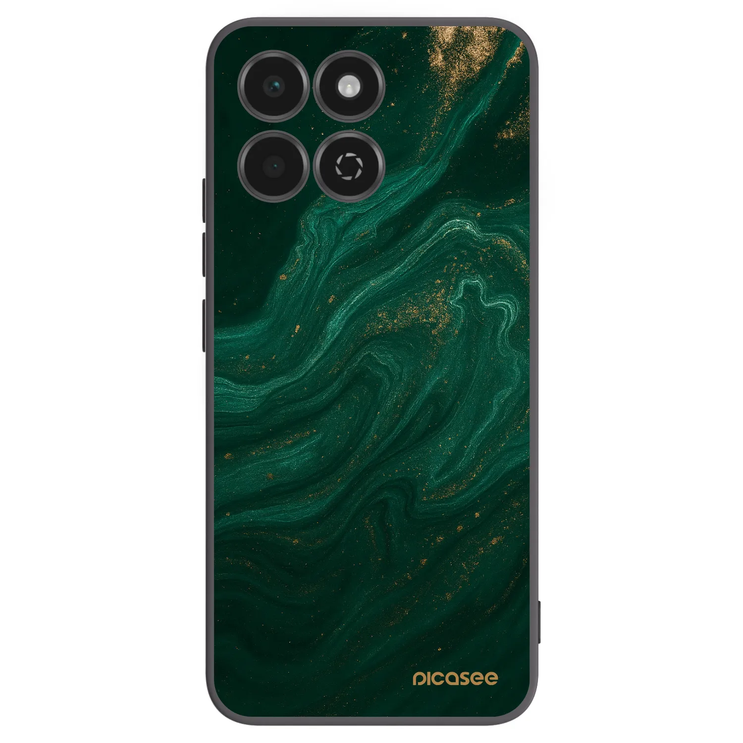 Picasee Μαύρη θήκη σιλικόνης για Honor 200 Smart 5G - Green