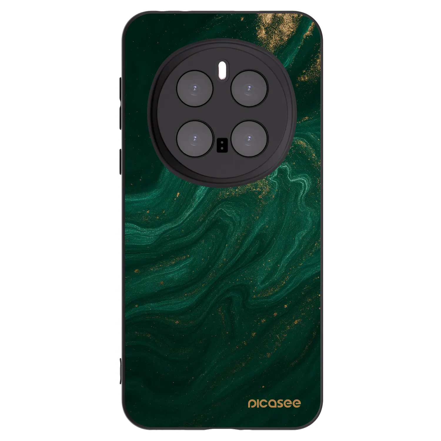 Picasee Μαύρη θήκη σιλικόνης για Honor Magic7 Pro 5G - Green