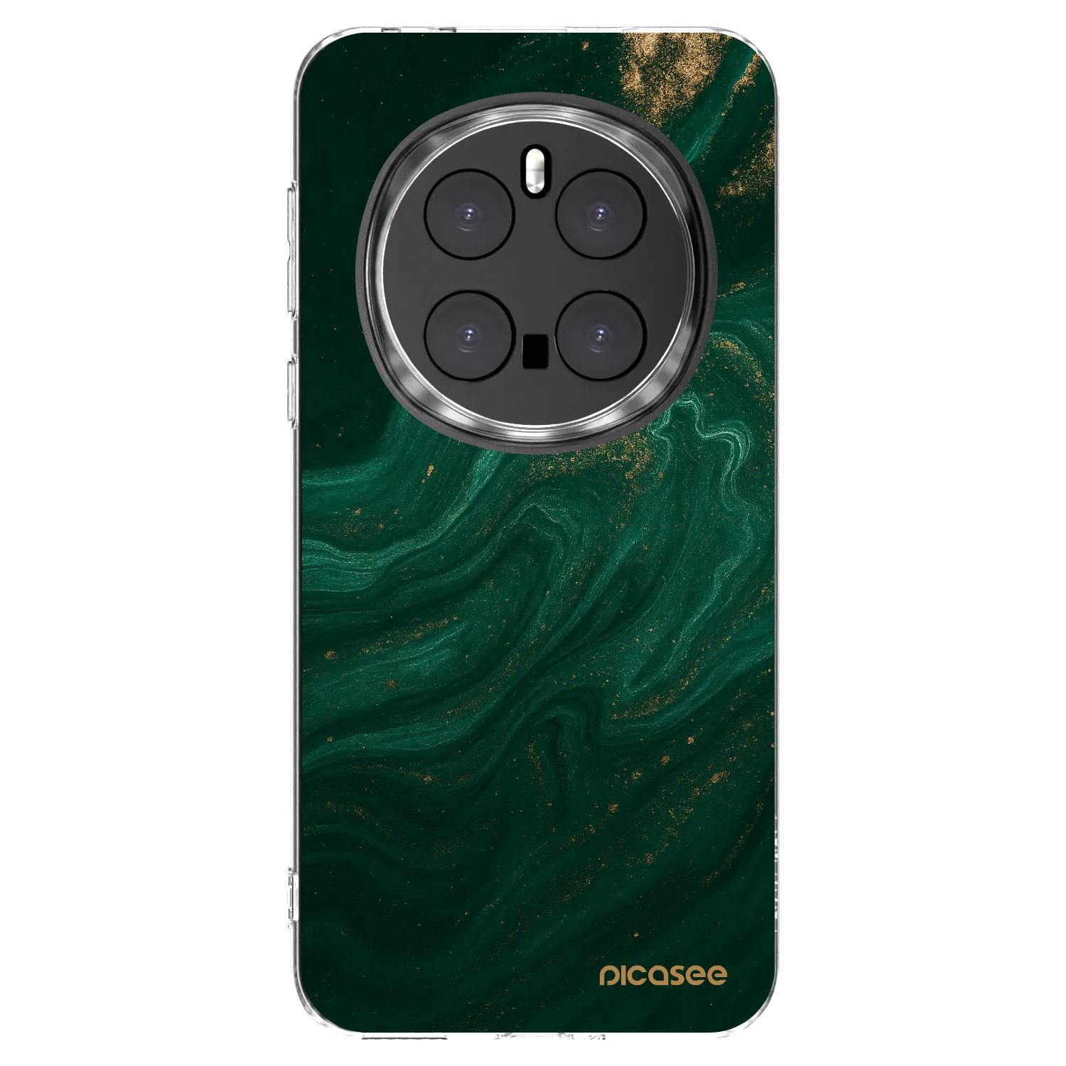Picasee διαφανής θήκη σιλικόνης Honor Magic7 Pro 5G - Green