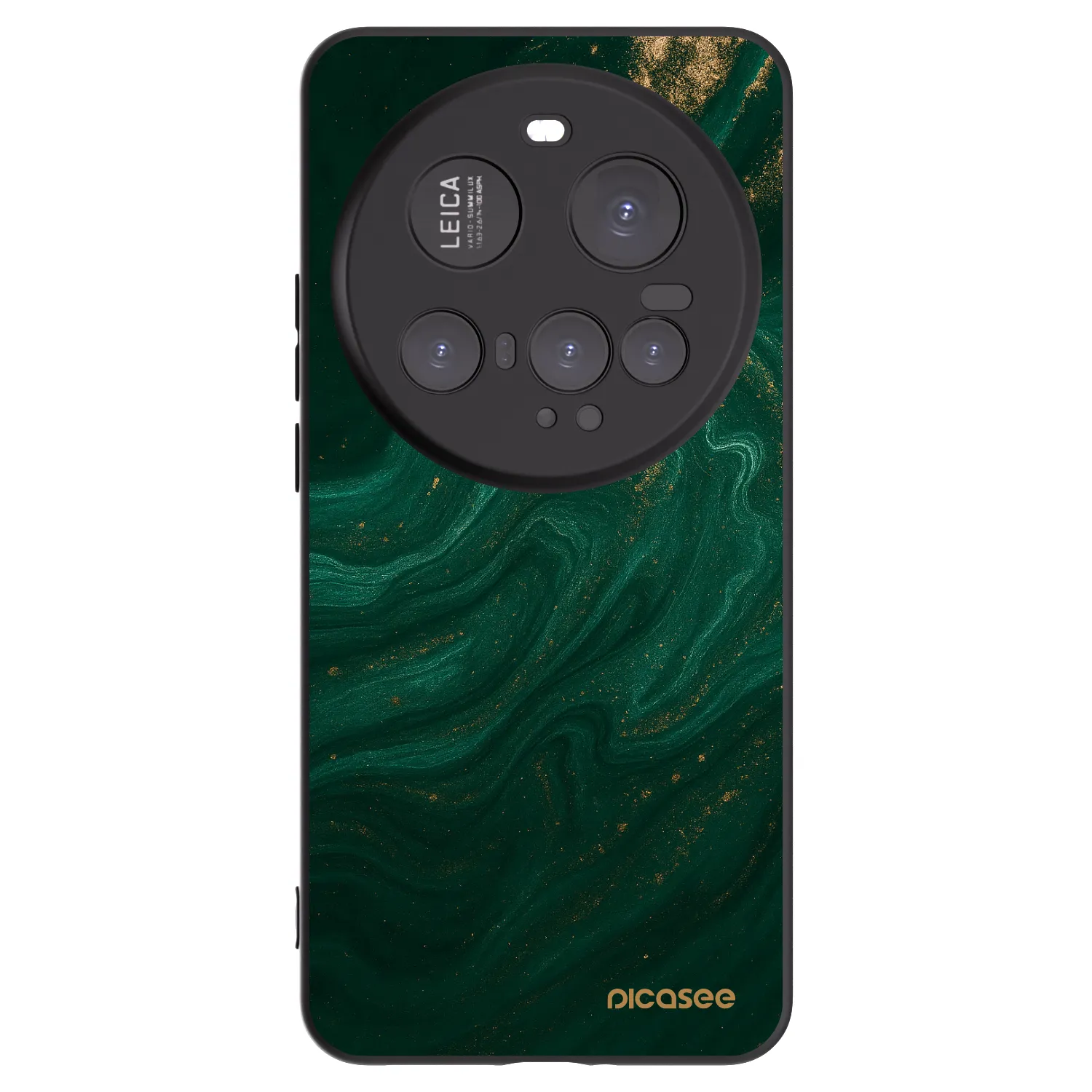 Picasee Μαύρη θήκη σιλικόνης για Xiaomi 15 Ultra - Green