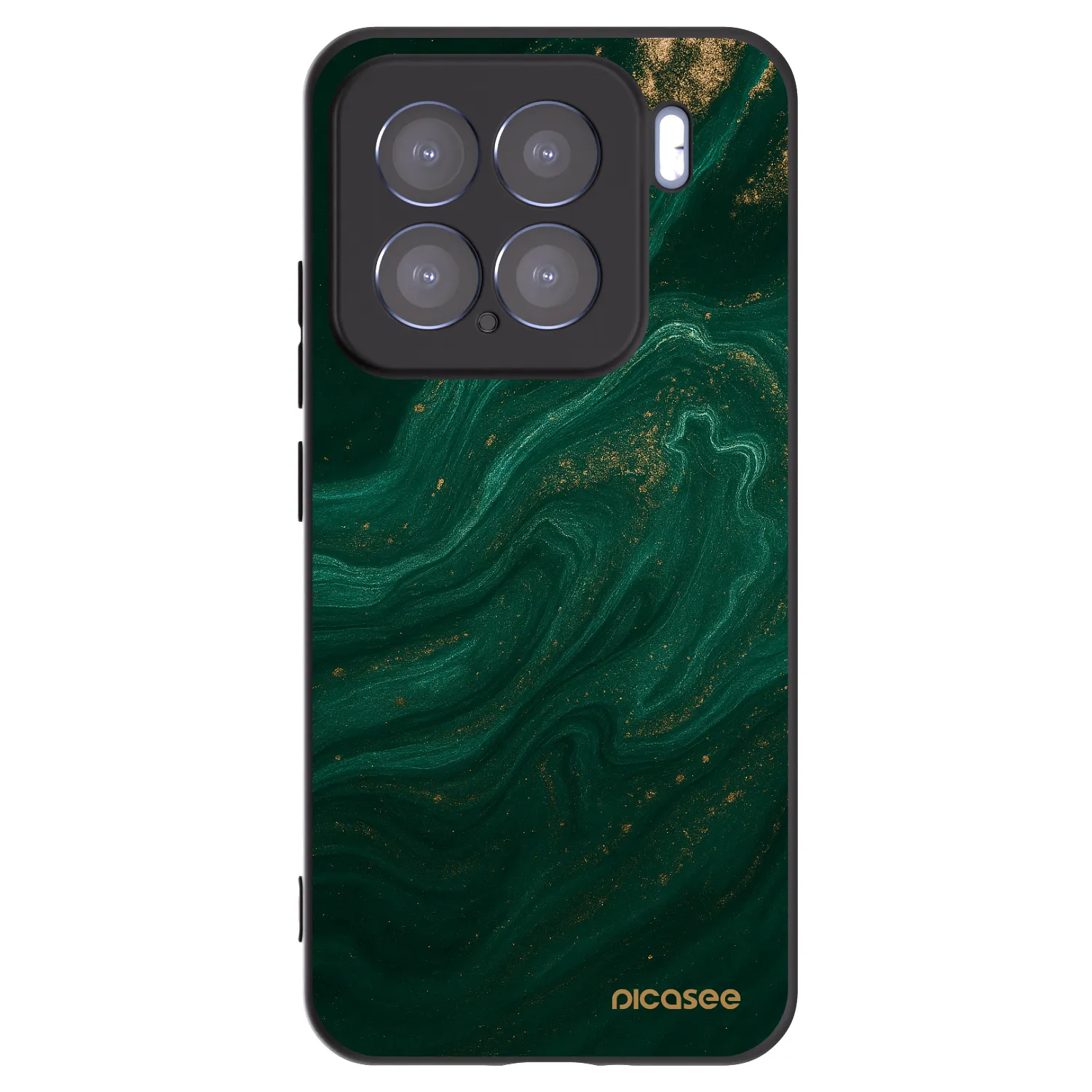 Picasee Μαύρη θήκη σιλικόνης για Xiaomi 15 - Green