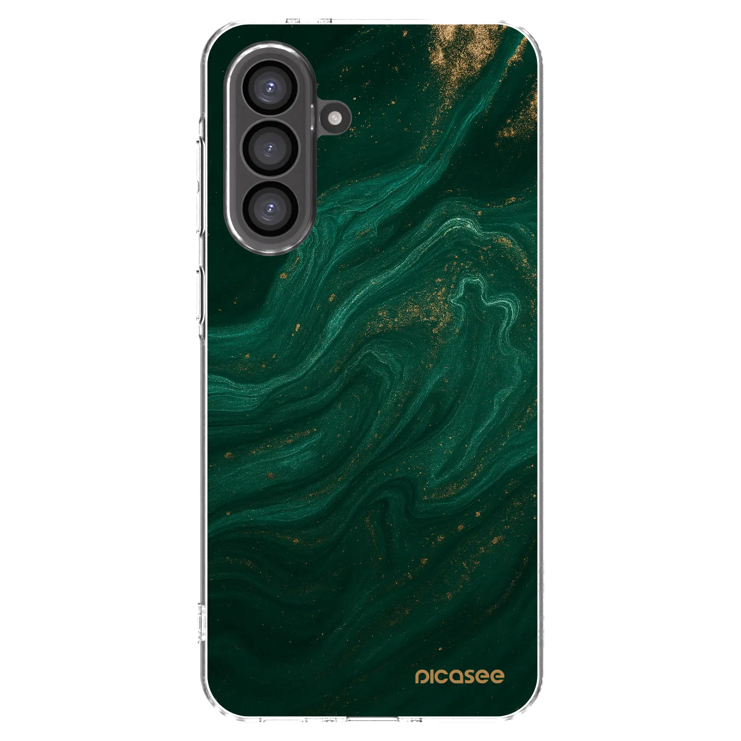 Picasee διαφανής θήκη σιλικόνης Samsung Galaxy A36 5G - Green