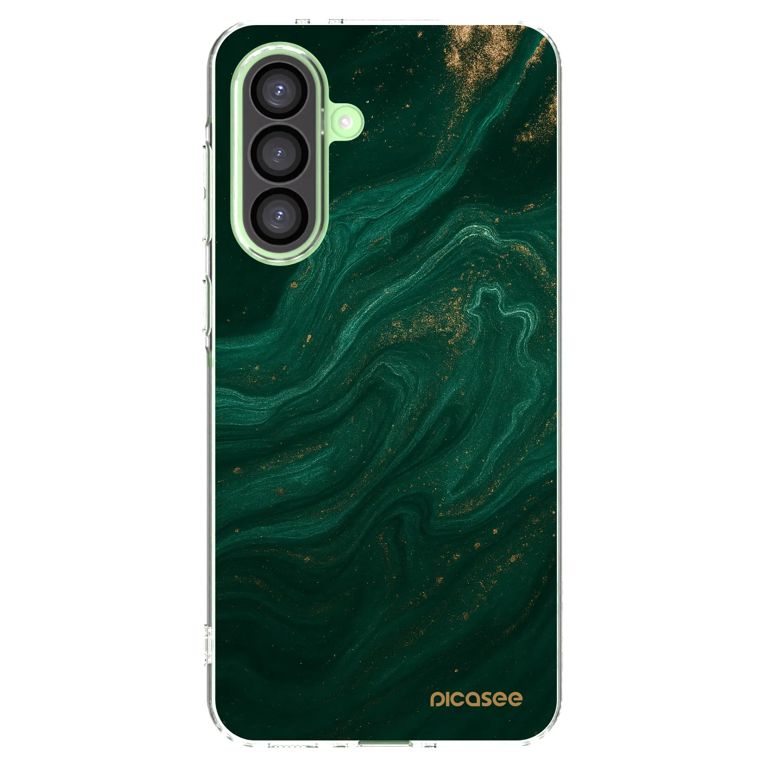 Picasee διαφανής θήκη σιλικόνης Samsung Galaxy A26 5G A266B - Green