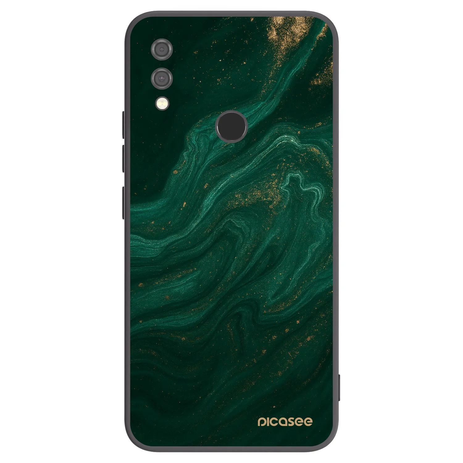 Picasee Μαύρη θήκη σιλικόνης για Xiaomi Redmi Note 7 - Green