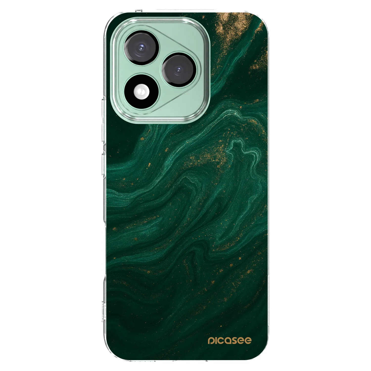 Picasee διαφανής θήκη σιλικόνης Honor 400 Lite 5G - Green