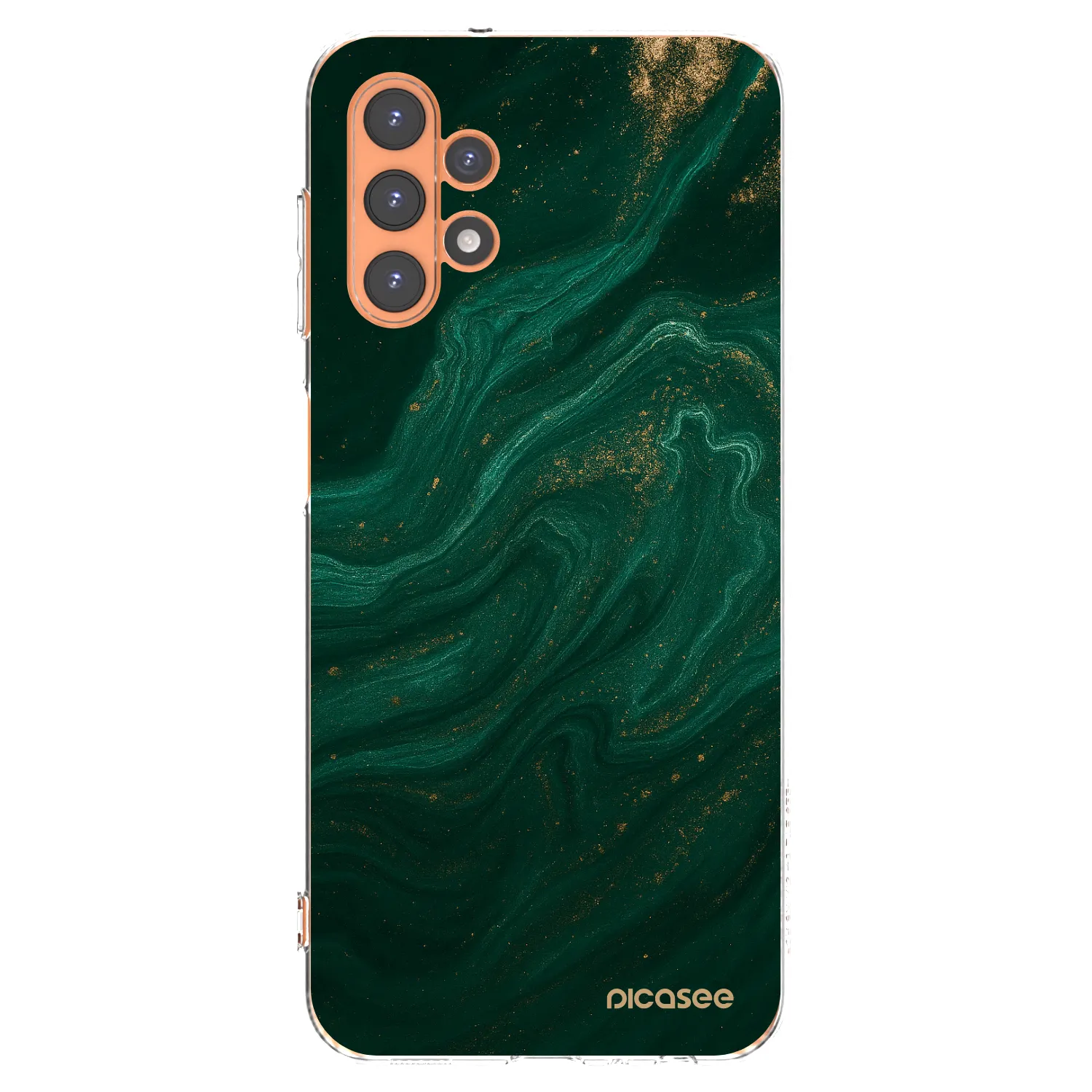 Picasee διαφανής θήκη σιλικόνης Samsung Galaxy A13 5G - Green
