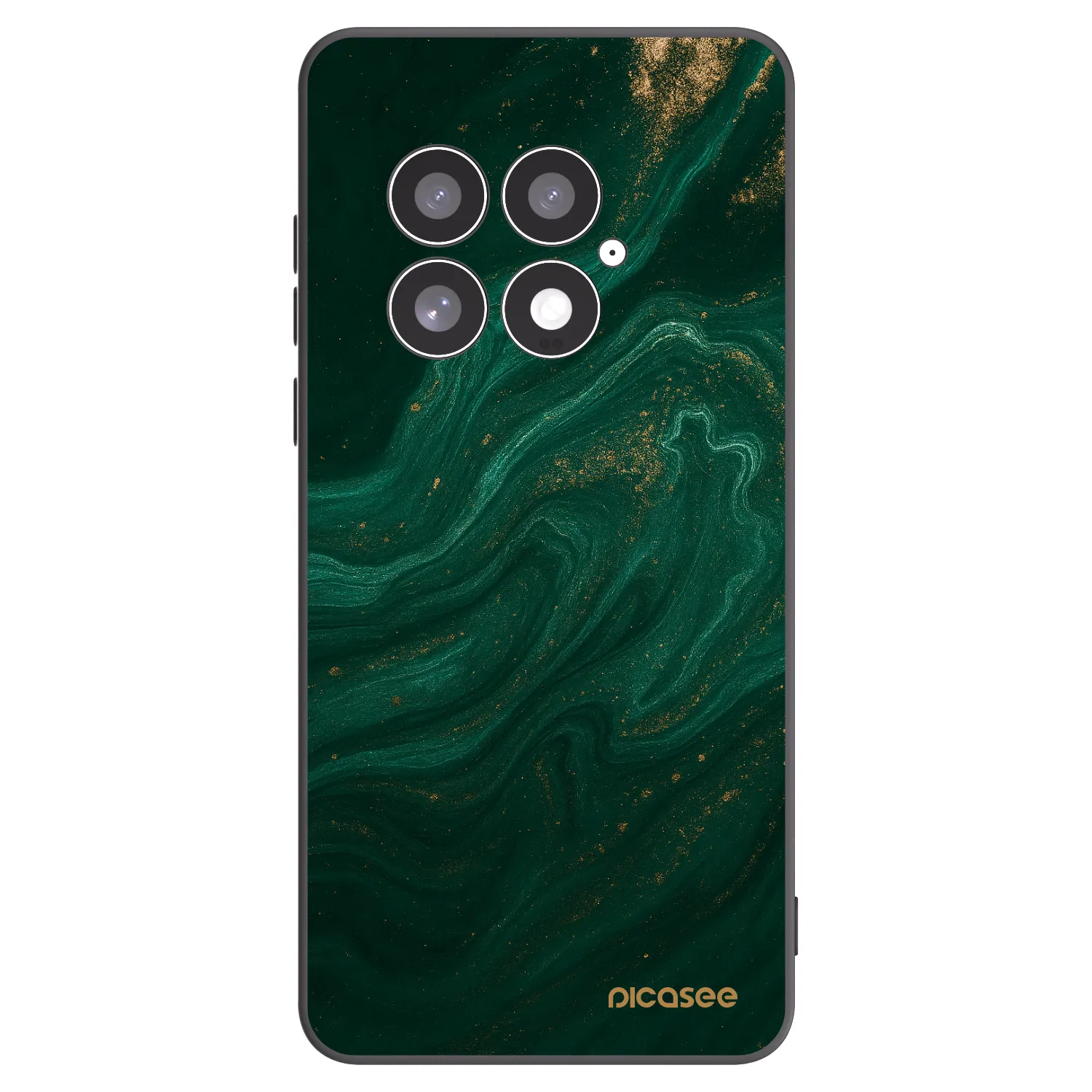 Picasee Μαύρη θήκη σιλικόνης για OnePlus 13 5G - Green